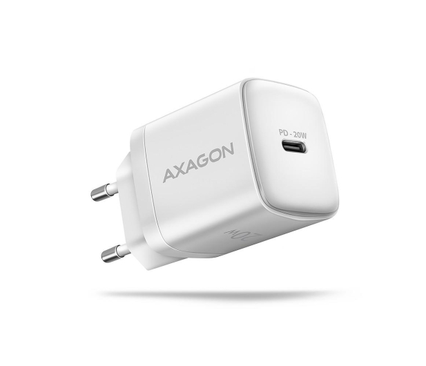 Axagon ACU-PD20 PPS PD3.0 & QC4 20W USB-C biała - 1485042 - zdjęcie
